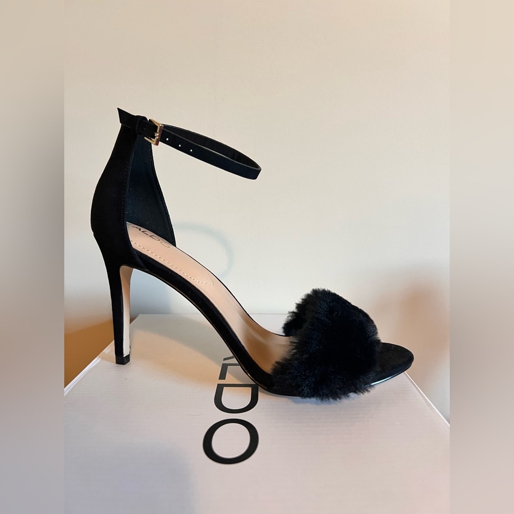 Lalisa heels by ALDO black suede, size 8.5